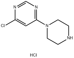 6-(PIPERAZIN-1-YL)-4-CHLOROPYRIMIDINE Struktur