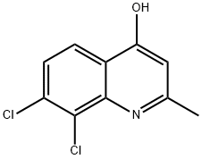 7,8-DICHLORO-2-METHYLQUINOLIN-4(1H)-ONE Struktur