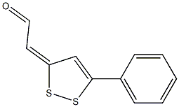 (5-Phenyl-3H-1,2-dithiol-3-ylidene)acetaldehyde Struktur