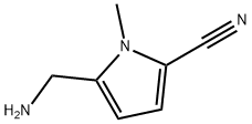 1H-Pyrrole-2-carbonitrile,5-(aminomethyl)-1-methyl-(9CI) Struktur