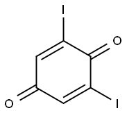 2,6-Diiodo-p-benzoquinone Struktur