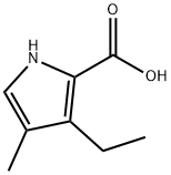 1H-Pyrrole-2-carboxylicacid,3-ethyl-4-methyl-(9CI) Struktur