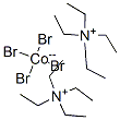 bis(tetraethylammonium) tetrabromocobaltate(II) Struktur