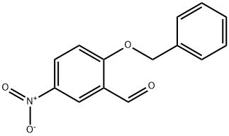 2-(benzyloxy)-5-nitrobenzaldehyde Struktur