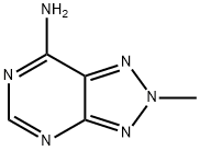 2H-1,2,3-Triazolo[4,5-d]pyrimidin-7-amine, 2-methyl- (9CI) Struktur