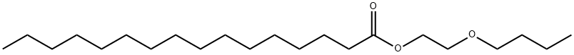 2-butoxyethyl palmitate  Struktur