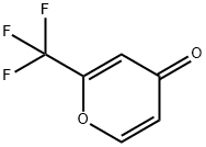 2-(trifluoromethyl)-4H-pyran-4-one Struktur