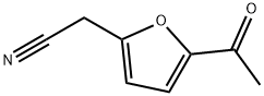 2-Furanacetonitrile, 5-acetyl- (9CI) Struktur