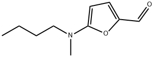 2-Furancarboxaldehyde,  5-(butylmethylamino)- Struktur