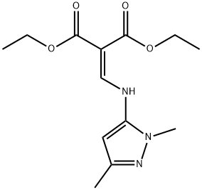 DIETHYL 2-[[(1,3-DIMETHYL-1H-PYRAZOL-5-YL)AMINO]METHYLIDENE]MALONATE