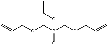 Ethyl=bis[(allyloxy)methyl] phosphinate Struktur