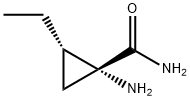 Cyclopropanecarboxamide, 1-amino-2-ethyl-, (1R-cis)- (9CI) Struktur