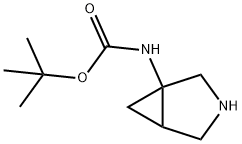 Carbamic acid, 3-azabicyclo[3.1.0]hex-1-yl-, 1,1-dimethylethyl ester (9CI) Struktur