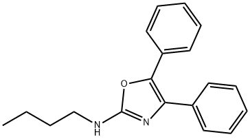 2-(Butylamino)-4,5-diphenyloxazole Struktur