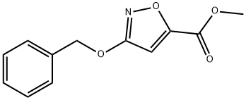 3-BENZYLOXYISOXAZOLE-5-CARBOXYLIC ACID METHYL ESTER Struktur