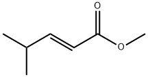 Methyl (E)-3-isopropylacrylate, Methyl trans-4-methylpent-2-enoate Struktur