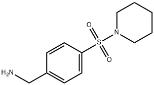 (4-(Piperidin-1-ylsulfonyl)phenyl)MethanaMine Struktur