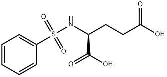 (R)-(-)-N-(PHENYLSULPHONYL)GLUTAMIC ACID Structure