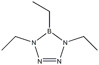 1,4,5-Triethyl-4,5-dihydro-1H-tetrazaborole Struktur