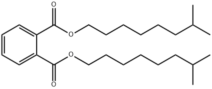 BIS(3,5,5-TRIMETHYLHEXYL) PHTHALATE Struktur