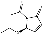 2H-Pyrrol-2-one, 1-acetyl-5-ethoxy-1,5-dihydro-, (R)- (9CI) Struktur