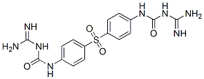 1,1'-[Sulfonyldi(p-phenylene)]bis(3-amidinourea) Struktur