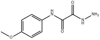 2-HYDRAZINO-N-(4-METHOXYPHENYL)-2-OXOACETAMIDE Struktur