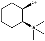 Cyclohexanol, 2-(trimethylsilyl)-, cis- Struktur