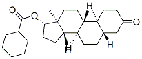 [(5S,8R,9S,10S,13S,14S,17S)-10,13-dimethyl-3-oxo-1,2,4,5,6,7,8,9,11,12 ,14,15,16,17-tetradecahydrocyclopenta[a]phenanthren-17-yl] cyclohexane carboxylate Struktur