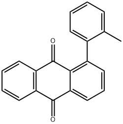 1-(2-Methylphenyl)-9,10-anthracenedione Struktur