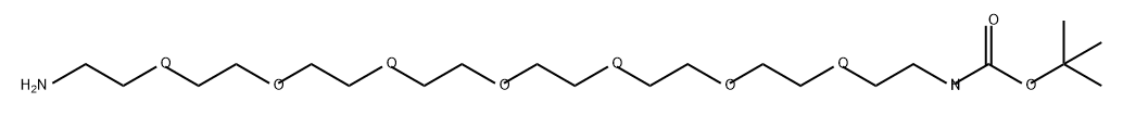 O-(2-AMINOETHYL)-O'-(2-(BOC-AMINO)ETHYL) Structure