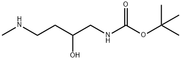 Carbamic acid, [2-hydroxy-4-(methylamino)butyl]-, 1,1-dimethylethyl ester (9CI) Struktur