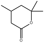 tetrahydro-4,6,6-trimethyl-2H-pyran-2-one Struktur