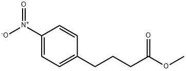 4-Nitrobenzenebutanoic acid methyl ester Struktur