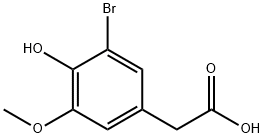 3-BROMO-4-HYDROXY-5-METHOXYPHENYLACETIC ACID price.