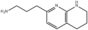 5,6,7,8-TETRAHYDRO-1,8-NAPHTHYRIDIN-2-PROPYLAMINE
 Struktur