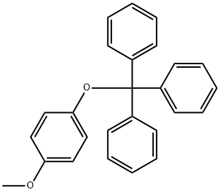 4-Methoxyphenyl(triphenylmethyl) ether Struktur