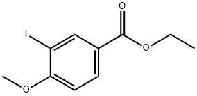 BENZOIC ACID, 3-IODO-4-METHOXY-, ETHYL ESTER Struktur