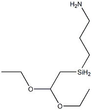 (3-AMINOPROPYL)ETHYLDIETHOXYSILANE Struktur