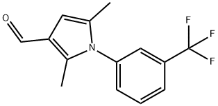 2,5-DIMETHYL-1-(3-(TRIFLUOROMETHYL)-PHENYL)PYRROLE-3-CARBOXALDEHYDE, 99 Struktur