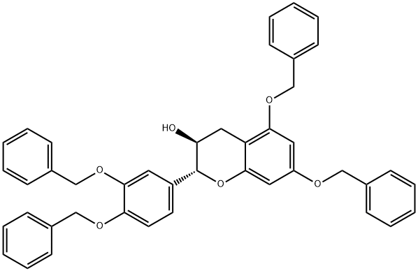 (2R-trans)-2-[3,4-bis(phenylmethoxy)phenyl]-3,4-dihydro-5,7-bis(phenylmethoxy)-2H-1-benzopyran-3-ol