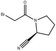 2-Pyrrolidinecarbonitrile, 1-(bromoacetyl)-, (2S)- (9CI) Struktur