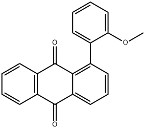 1-(2-Methoxyphenyl)-9,10-anthracenedione Struktur