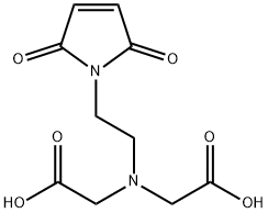 N-(carboxymethyl)-N-[2-(2,5-dihydro-2,5-dioxo-1H-pyrrol-1-yl)ethyl]- Glycine Struktur