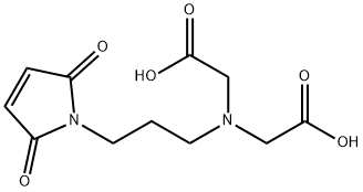 N-(carboxymethyl)-N-[3-(2,5-dihydro-2,5-dioxo-1H-pyrrol-1-yl) Struktur