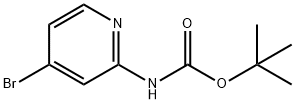 TERT-BUTYL 4-BROMOPYRIDIN-2-YLCARBAMATE Struktur