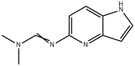 Methanimidamide, N,N-dimethyl-N'-1H-pyrrolo[3,2-b]pyridin-5-yl- Struktur