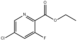 ethyl 5-chloro-3-fluoropicolinate Struktur