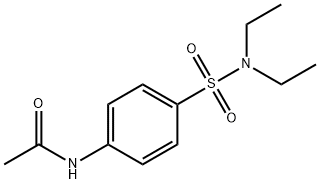 N4ACETYLNDIETHYLSULPHANILAMIDE Struktur