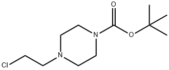 N-Boc-N’-(2-Chloroethyl)piperazine, hydrochloride salt Struktur